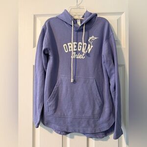Oregon Inlet Lavender Hoodie with Cream Accents 💜
